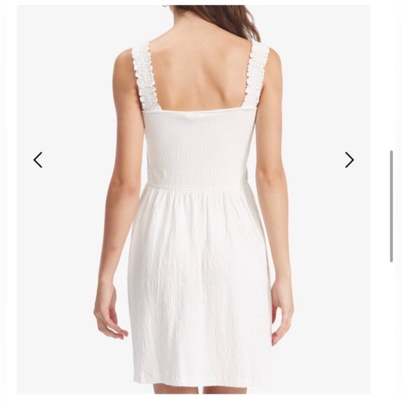 Roxy White Textured Mini Dress - Picture 4 of 12